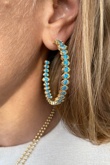 OCULUS HOOPS- AQUAMARINE